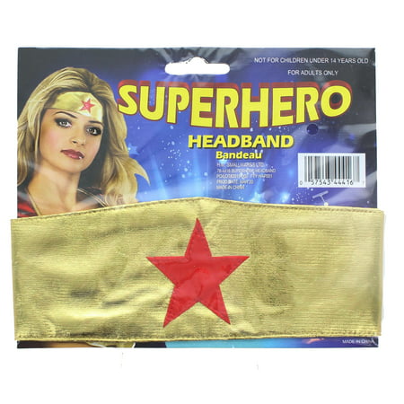 Wonder Woman Super Hero Adult Costume Headband