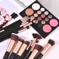 thumbnail image 3 of Juego de brochas de maquillaje de oro negro de gama alta, 16 unidades, brochas de maquillaje profesionales, herramientas de belleza, corrector de sombra de ojos, juego de brochas para base de cejas brillar Hogar, 3 of 5