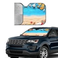 thumbnail image 4 of Bingfone Boards And Beach Car Windshield Sun Shade Protector Keep Your Vehicle Cool Sun Shield Visor Cover Foldable For Car Truck Suv-Medium, 4 of 9