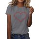 thumbnail image 1 of Blusas de Manga Corta para Mujeres Cuello Redondo Sencillo Casual Ajuste Regular, Top de Algodón de Imitación de Moda para el Hogar Y Diario, 1 of 4