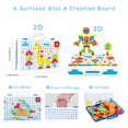 thumbnail image 2 of 191pcs Caja De Herramientas Juguete Infantil Con Taladro Xtellar multicolor, 2 of 4