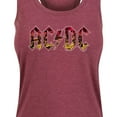 thumbnail image 3 of ACDC - Poster Texture - Women's Racerback Tank Top, 3 of 5
