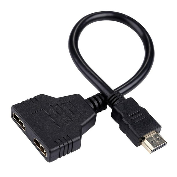 Splitter Cable Adaptador Convertidor 1 entrada 2 M 4K para TV Baoblaze Cable divisor HDMI Bodega Aurrera en linea