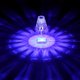 thumbnail image 5 of Lámpara de mesa de cristal acrílico USB, lámpara de escritorio con prisma transparente, decoración de cabecera (RGB), 5 of 9