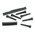 thumbnail image 3 of Folk Classic Guitar Kit Plastic Guitars Nut Saddle Pins Replacement Set Black, 3 of 8
