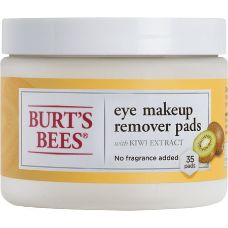 Burt's Bees Eye Makeup Remover Pads, 35 Count (Best Face Makeup Remover For Acne Prone Skin)