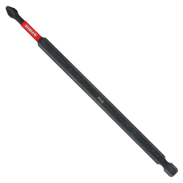 Broca Phillips Diablo DPH26P1 Hex PH2 de 15 cm 1/4 pulgadas