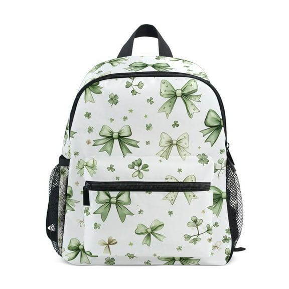 ALAZA Green Bows School Backpack Small Bookbag Mini Bags