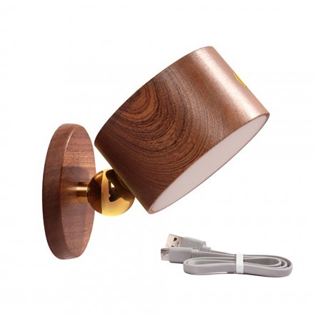 

LED Wall Sconces | Wall Mounted Lamps with Rechargeable Battery Operated USB Port | Cordless Wall Lights for Reading Bedside