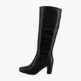 thumbnail image 2 of Aerosoles Chai Women's Boots Black Stretch Faux Leather Size 8.5 M, 2 of 8