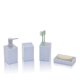thumbnail image 1 of Xiao Hua Juego de accesorios de baño - 4 piezas de accesorios de baño blancos completos, 1 of 4