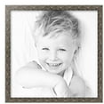thumbnail image 2 of ArtToFrames 20" x 20" Silver Picture Frame, 20x20 inch Silver Wood Poster Frame (WOM-4993),  Pack, 2 of 7