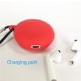 thumbnail image 3 of Funda de silicona para auriculares funda protectora chaqueta protectora almacenamiento inalámbrico de auriculares BT, 3 of 8