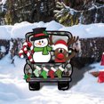 thumbnail image 4 of Ratfeit Christmas Snowflake Yard Signs Xmas Decorative White Snowflake Garden Stakes Winter Holiday Lawn Decorations Sign Decoration with Stake and Clip for Christmas Lawn Decor, 4 of 7