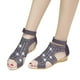 thumbnail image 2 of Zapatos de verano para mujer Sandalias planas informales con boca de pez ahuecadas y tacones de cuña con cremallera para mujer Wmkox8yii nm10177, 2 of 4