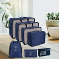 thumbnail image 3 of Abbracc 8Pcs/Set Packing Cubes Clothes Sorting navy, 3 of 8