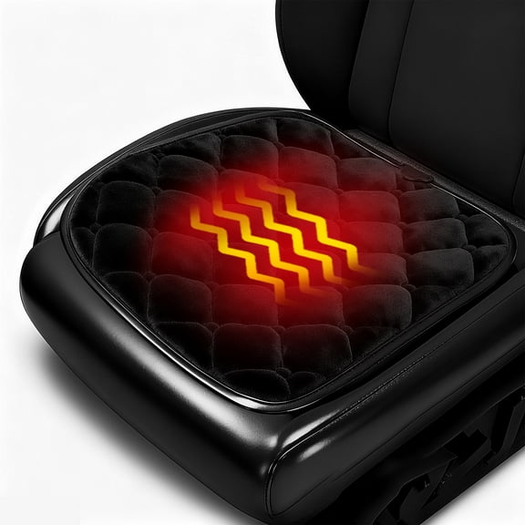 USB Heated Car Seat Cover,  Winter Car Seat Warmer, Universal Heated Seat Cushion for Car Office Chair Truck SUV Outdoor Stadium Wheelchair, Car Seat Heater with 3 Heaitngs &  Auto-Off Timers