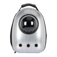 thumbnail image 1 of portátil para mascotas, cápsula , bolsa de viaje con burbujas para gato - plata Sunnimix Transportín de viaje para mascotas, 1 of 7