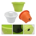 thumbnail image 2 of Hanging Flower Pot Assorted Color Durable Plastic for Decoration Adorable Home Garden Ornament 3 Pcs, 2 of 9