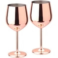 thumbnail image 1 of Copa de vino tinto de acero inoxidable inastillable utilizada para vino blanco copa de cóctel de vino tinto copa irrompible e bebida champán fiesta artículos de bar Namotu WL-00790, 1 of 7
