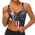 thumbnail image 3 of Daiia North American Bald Eagle1 Printed Women's Sports Bra, Breathable Activewear Bra with U-Back Design and Removable Pads, Comfortable and Supportive for Yoga, Workout-Small, 3 of 8