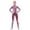 A-Pink330, variant on Wxolcjlv Womens Shiny Metallic Full Body Jumpsuit Front Zipper Footed Unitard Bodysuit