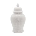 thumbnail image 3 of Lipstore Ceramic Ginger Jar Decorative Vase with Lid for Office Living Room Bookshelf, 3 of 8