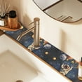 thumbnail image 2 of Yayeee Faucet Mat for Kitchen Sink 30" Diatomite Long Splash Guard Pad, Watercolor Astronaut, 2 Pack, 2 of 7