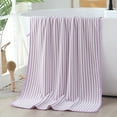 thumbnail image 2 of AYktou Bath Towels Beach Towel-1 pcs Thicken Stripe Texture Large Towels 28*55" Fleece Pool Towels Travel Essentials,Soft,Highly Absorbent,Machine Washable,Dry Faster,for Daily Use, 2 of 6