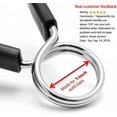 thumbnail image 3 of Spring Clamp Rings, 1" (25mm) For Smooth Dumbbell Handles Or Standard Weight Lifting Barbells (4-pack), 3 of 5