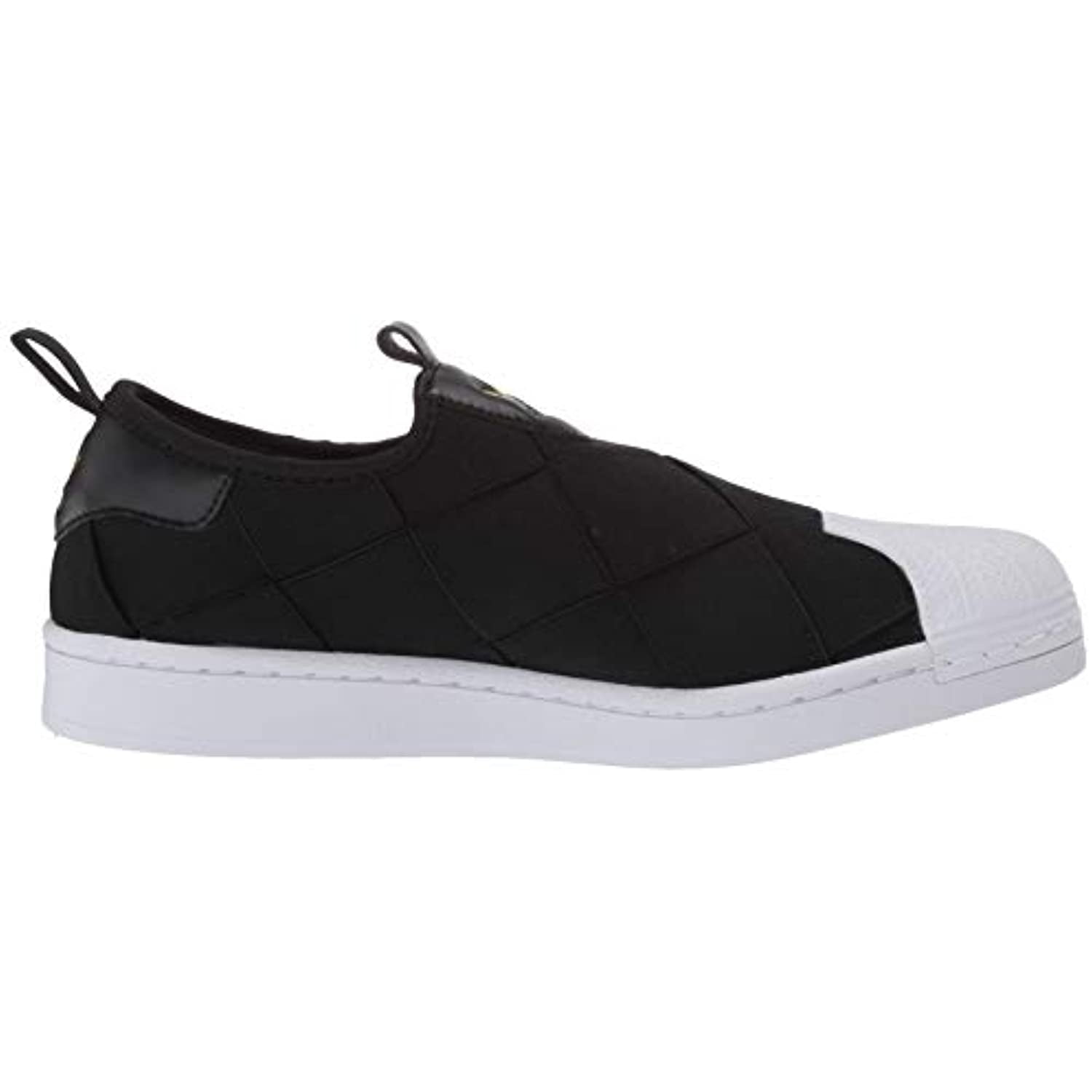 adidas Originals Women's Slip-On Shoes Sneaker, Black/White/Gold Metallic, - Walmart.com