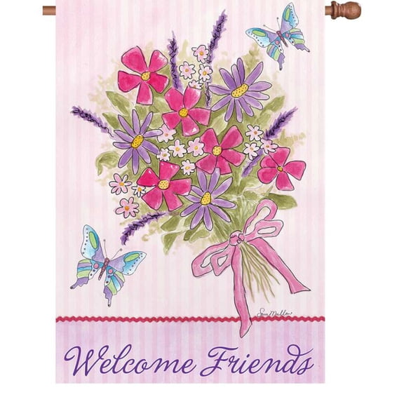 Premier House Size Flag - Bouquet For Friends