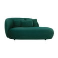 thumbnail image 5 of Galet Green Velvet Chaise, 5 of 11