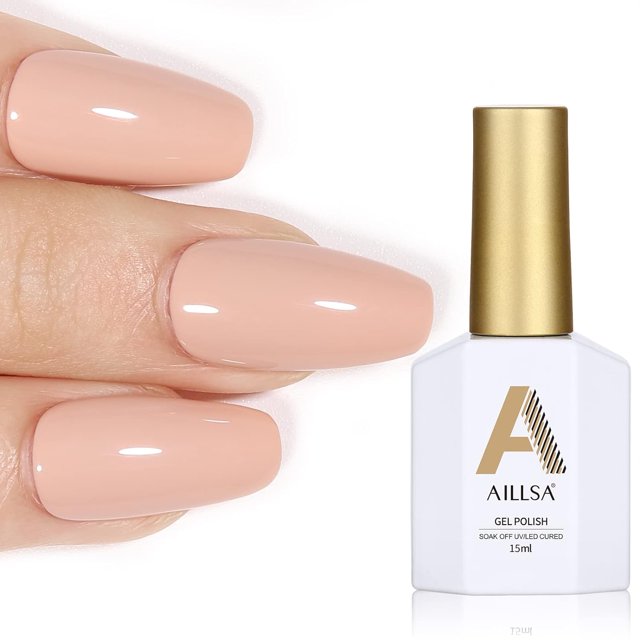 AILLSA Esmalte de uñas de gel blanco Esmalte de gel de invierno Esmalte de uñas de larga duración para bodas Esmalte de uñas de gel UV de secado rápido Esmalte de uñas de gel UV Manicura francesa Arte