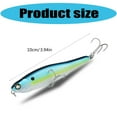 thumbnail image 3 of Fishing Tackle Artificial Baits with Hook Hard Baits 10cm 12.8g Topwater Pencil Fishing Lures for Trout, 3 of 7