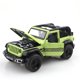 thumbnail image 3 of Vehículo todoterreno Wrangler convertible 1/36, metal fundido a presión, juguete para niño, cuatro puertas que se pueden abrir, función extraíble,convertible  verde, 3 of 7