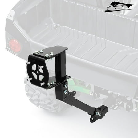 Hitch Mounted Steel Spare Tire Carrier For 2014-2025 15 16 Kawasaki Teryx4 800