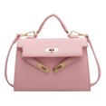 thumbnail image 5 of Bolso de mujer sencillo de moda de celebridades de Internet de verano, nuevo bolso de mensajero de hombro con textura de alta calidad con asa de cerradura, 5 of 5
