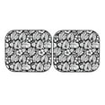 thumbnail image 3 of Uemuo Tropical Leaves Printed 2 PCS Car Windshield Sun Shade, Auto Sun Heat and UV Rays Blocker, Foldable Automotive Front Window Sunshade Protector, 3 of 7