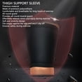 thumbnail image 3 of Thigh Compression Sleeve, Professional Soft High Elasticity Comfortable Breathable Hamstring Workout Sports Knee Braces for Meniscus Tear ACL Arthritis, 3 of 7