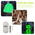 thumbnail image 7 of HearthLoop Glow in The Dark Yarn for Crocheting & Knitting, Beginner Worsted Weight Medium #4 – Easy-to-See Stitches, Ideal for Crochet Kit, 7 of 7