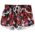 thumbnail image 6 of Womens Shorts Stretchy for G Summer Floral Beach Board Swim Trunks Loose High Waisted Short with Pockets S-2XL, 6 of 7