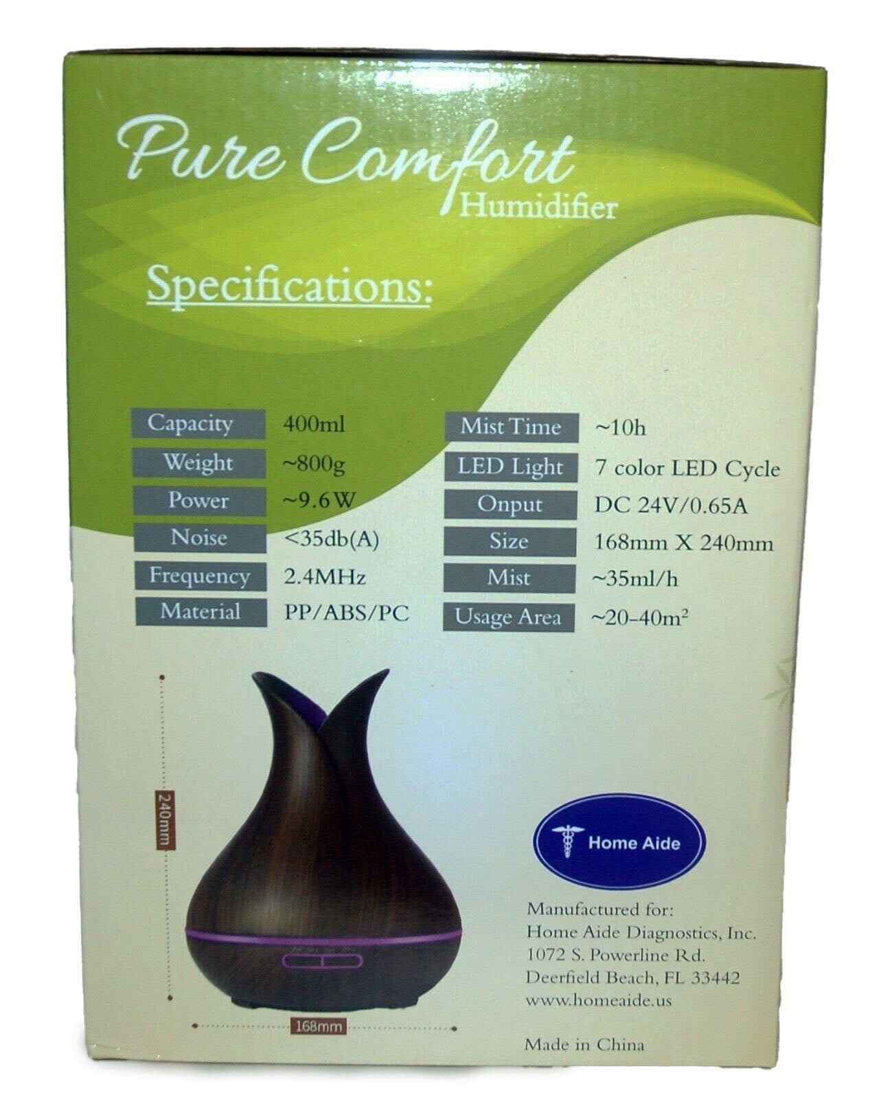 Pure Comfort Humidifier Noiseless