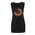 thumbnail image 3 of Loyisvidion Womans Shirts Women's Tank Tops O-Neck Sunflower Printing Sleeveless Casual Loose Vest Tops Black 8(M), 3 of 5