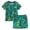 Green, variant on Toddler Boys Clothes 2-Piece Short Sleeve Cartoon Prints T Shirt Tops and Shorts Child Outfits Sets Size 18-24 Months ,Green