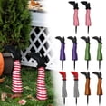 thumbnail image 4 of HAZIUA Witch Legs Halloween Yard Decor – 17” Realistic Witch Legs Stake For Indoor/Outdoor Decor (2 Pack) | & 15*5.9*3.1 in White, 4 of 8