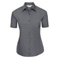 thumbnail image 1 of Russell Collection Womens Classic Polycotton Easy-Care Short-Sleeved Shirt, 1 of 3