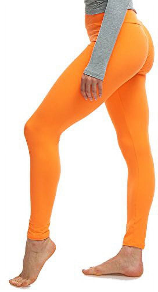 LMB Lush Moda Leggings for Women with Comfortable Yoga Waistband - Buttery  Soft in Many of Colors - fits X-Small to X-Large, Black