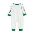 thumbnail image 6 of Elippeo Christmas Family Pajamas Matching Set Santa Claus Print Long Sleeve Tops and Pants Sleepwear Soft Nightwear, 6 of 10