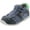 Navy Blue Leather/Lime Green Tri, variant on Jumping Jacks Maxwell Sandal